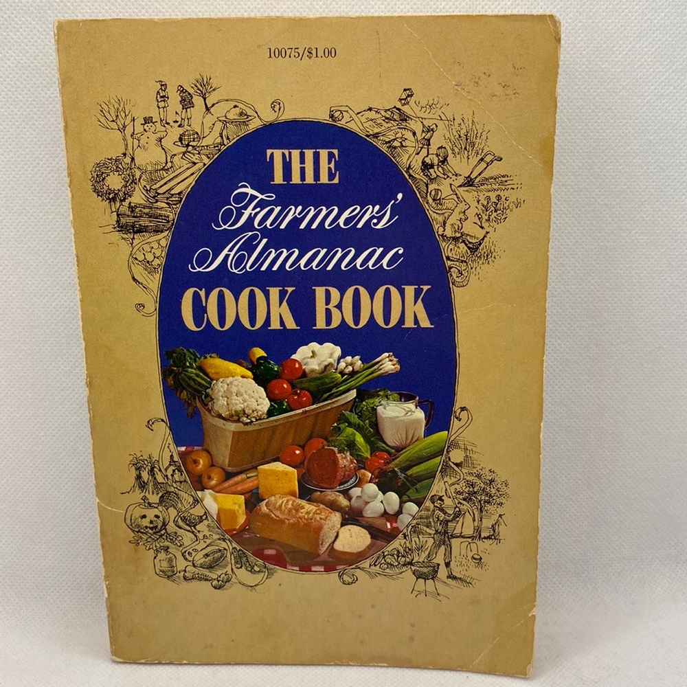 The Farmers’ Almanac Cook Book Vintage Softcover 1964